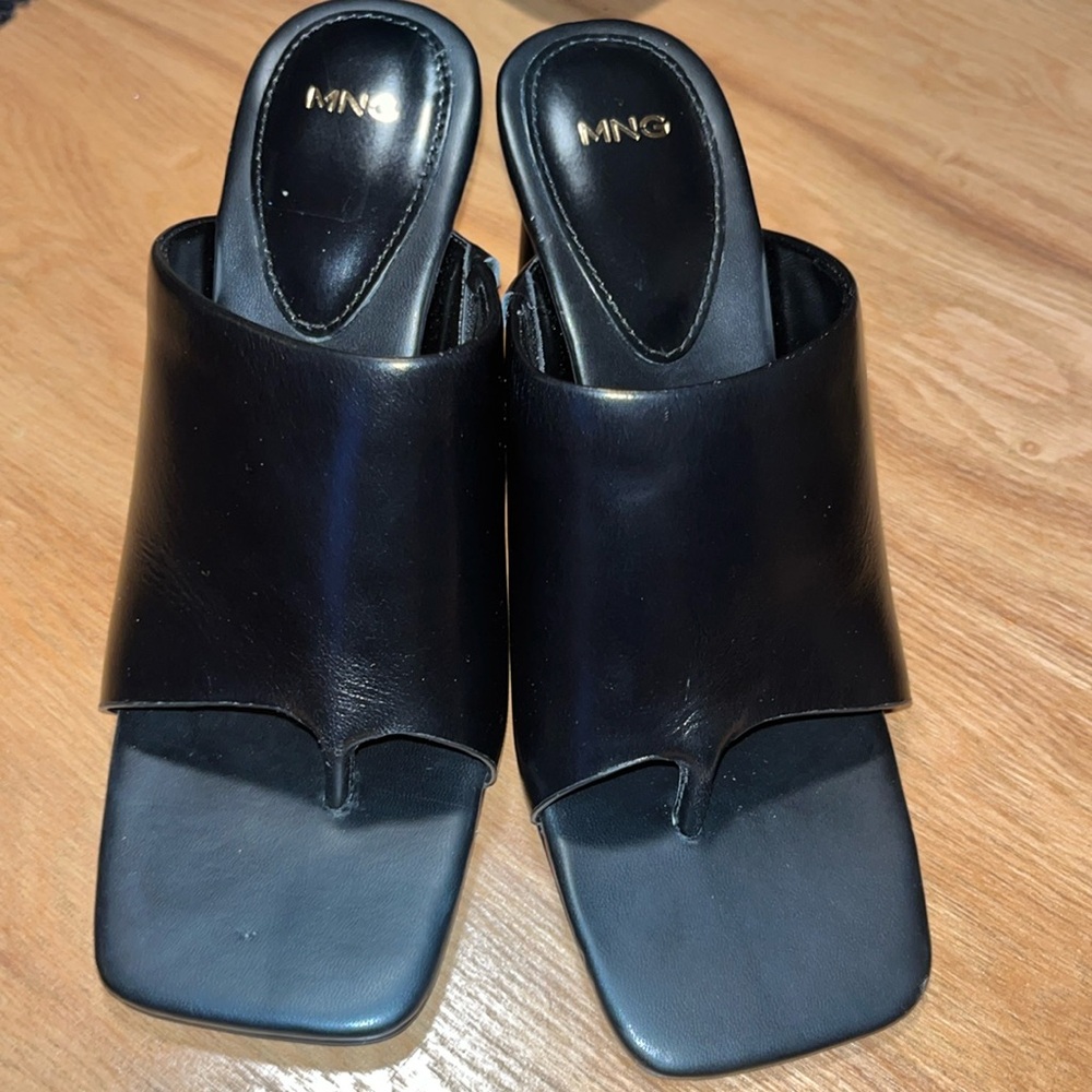 Mango Black Heels